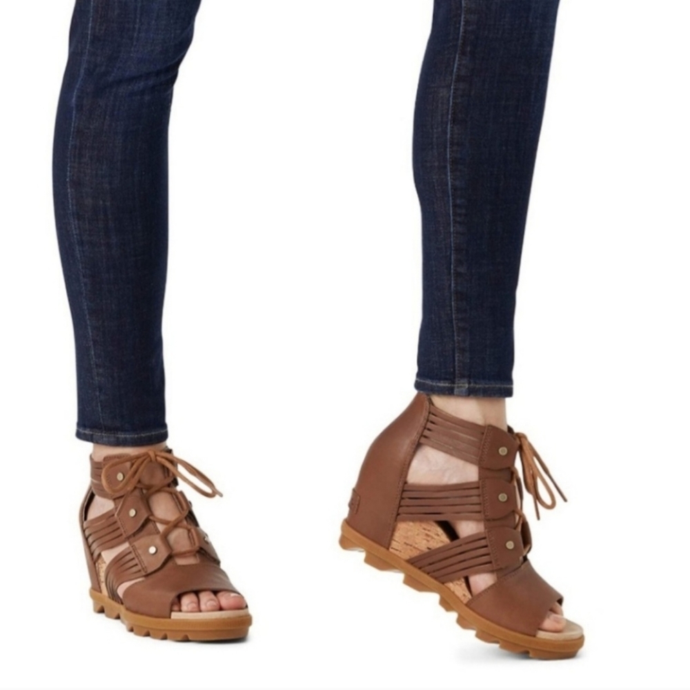 Sorel Joanie Lace II Huarache Sandals.